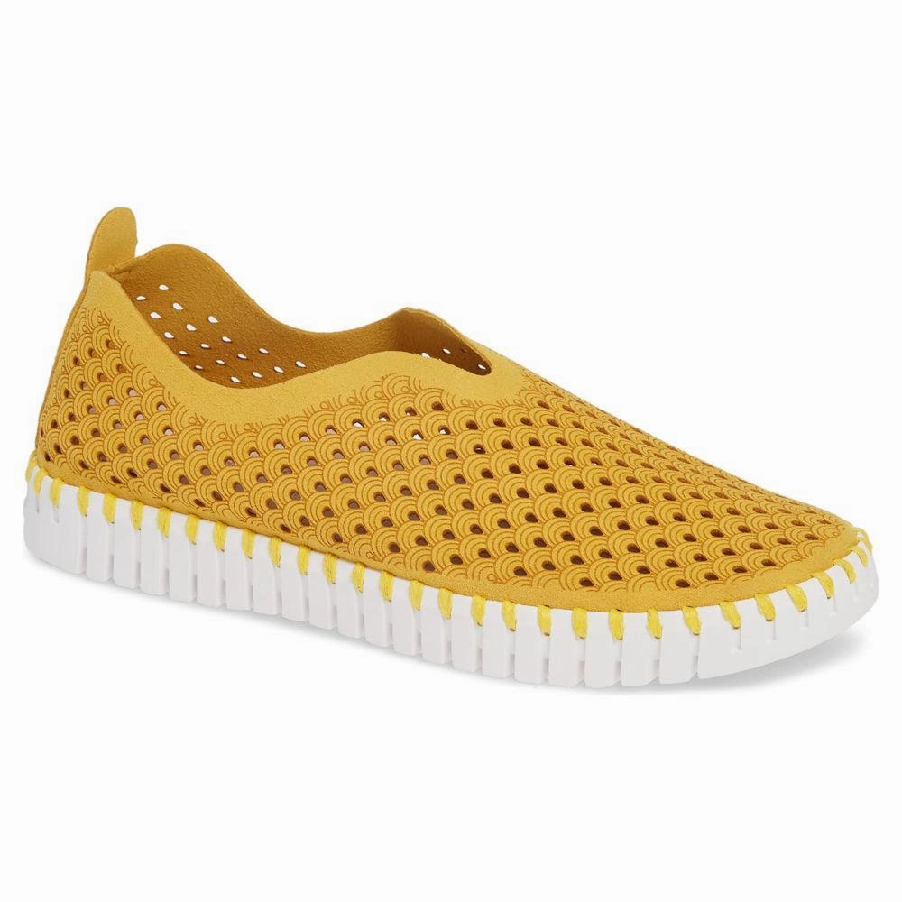 Baretraps Gennie Slip-on Ilse Jacobsen Women's Tulip 139 Golden Rod Perforated