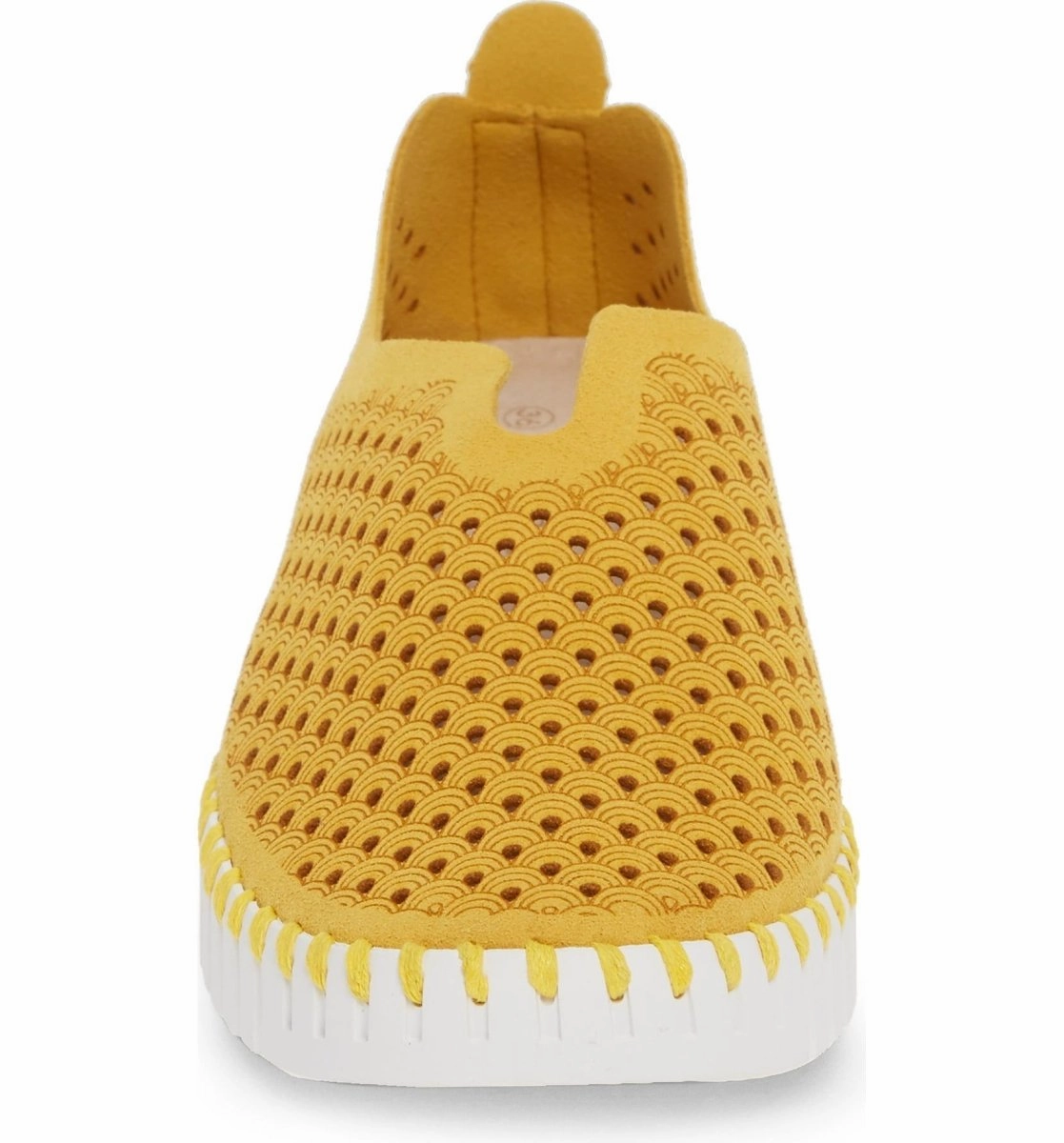 Ilse Jacobsen Women's Tulip 139 Golden Rod Perforated Slip On Fur Lined Boots