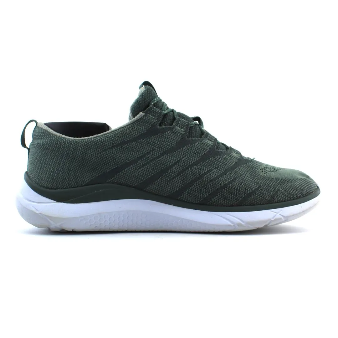 Men's Hoka Hupana Knit Jacquard, Silver Pine/Dark Forest, 13 D Medium Japan