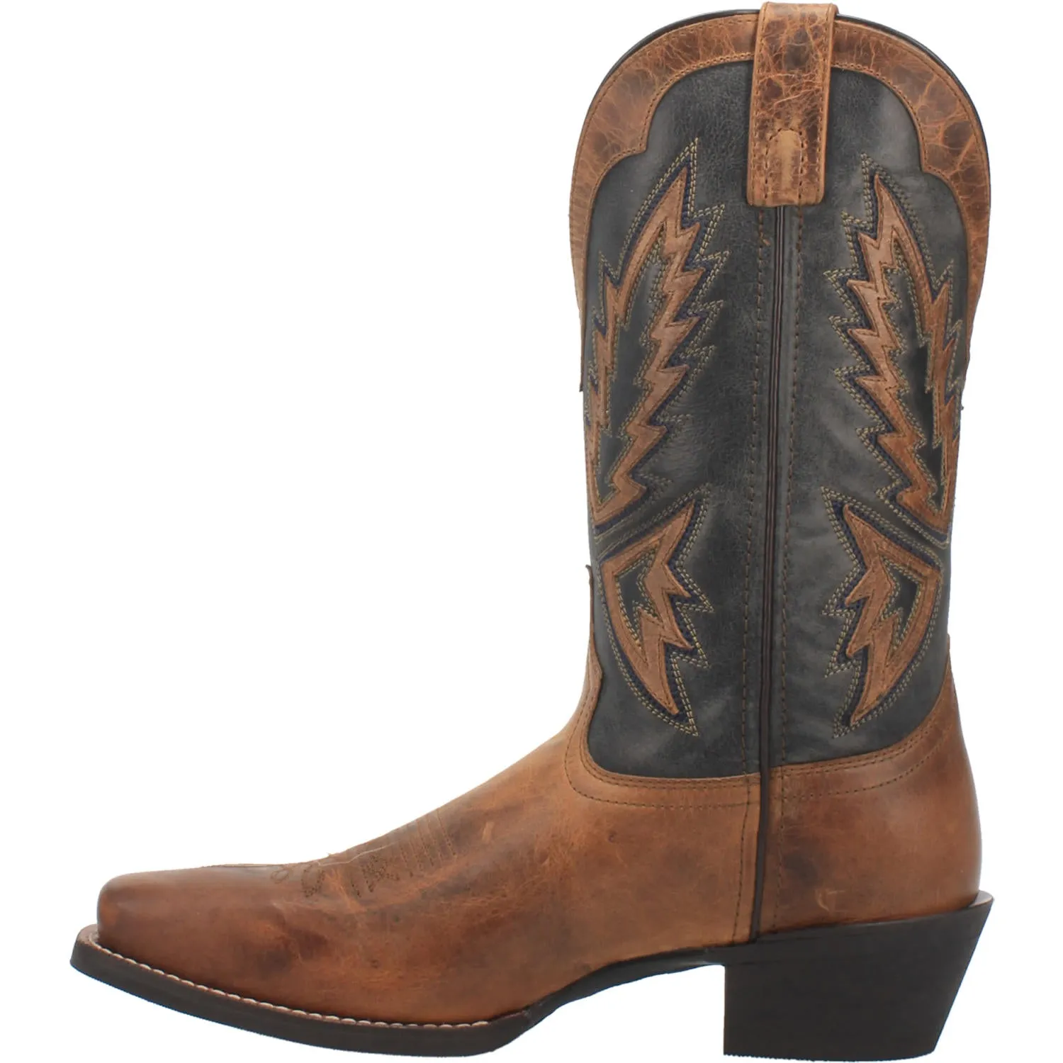 Lucchese Roper Boots Laredo Men's Seaver Tan & Blue Western Boots 68328
