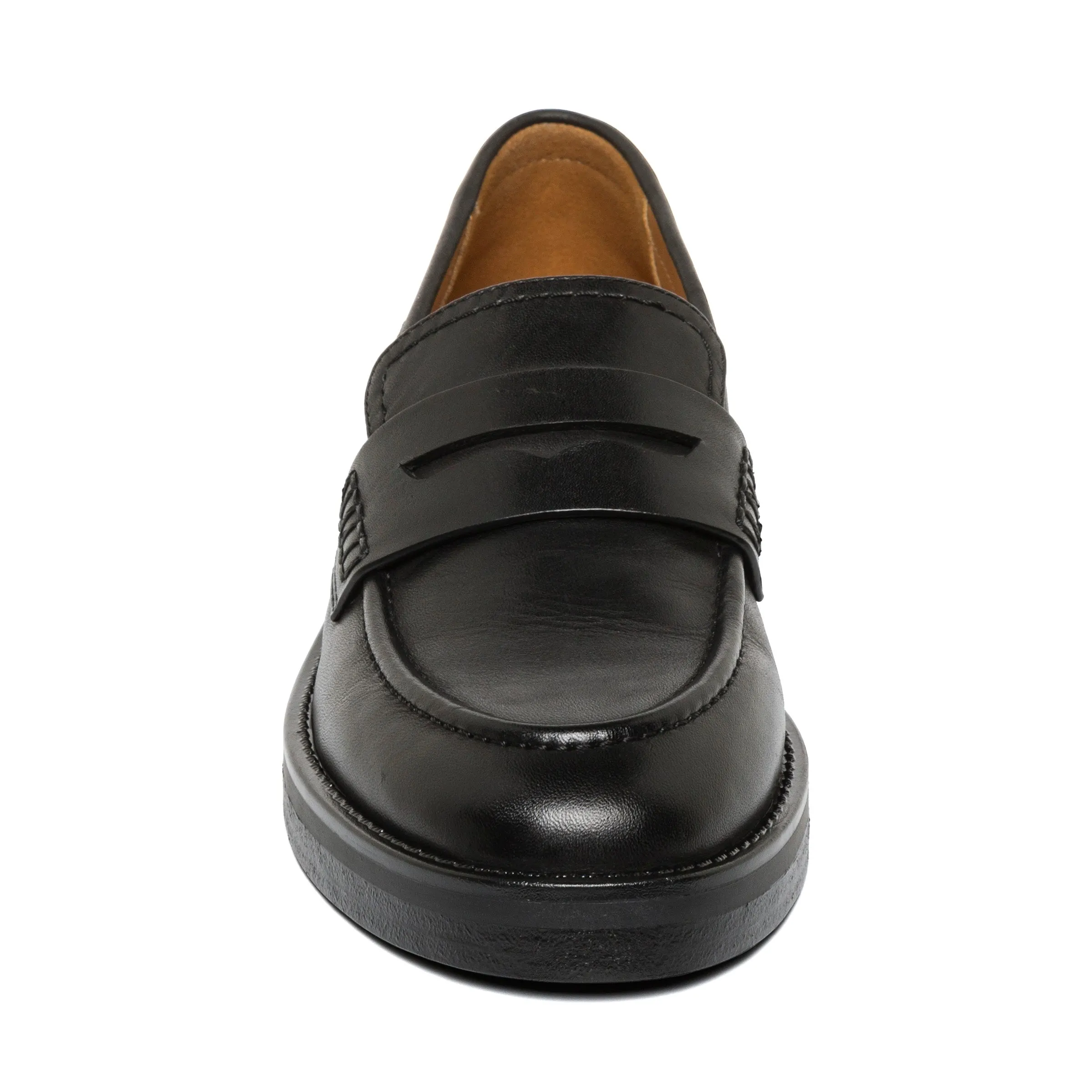 Flat Fur Shoes Jeann Flat Shoe BLACK LEATHER