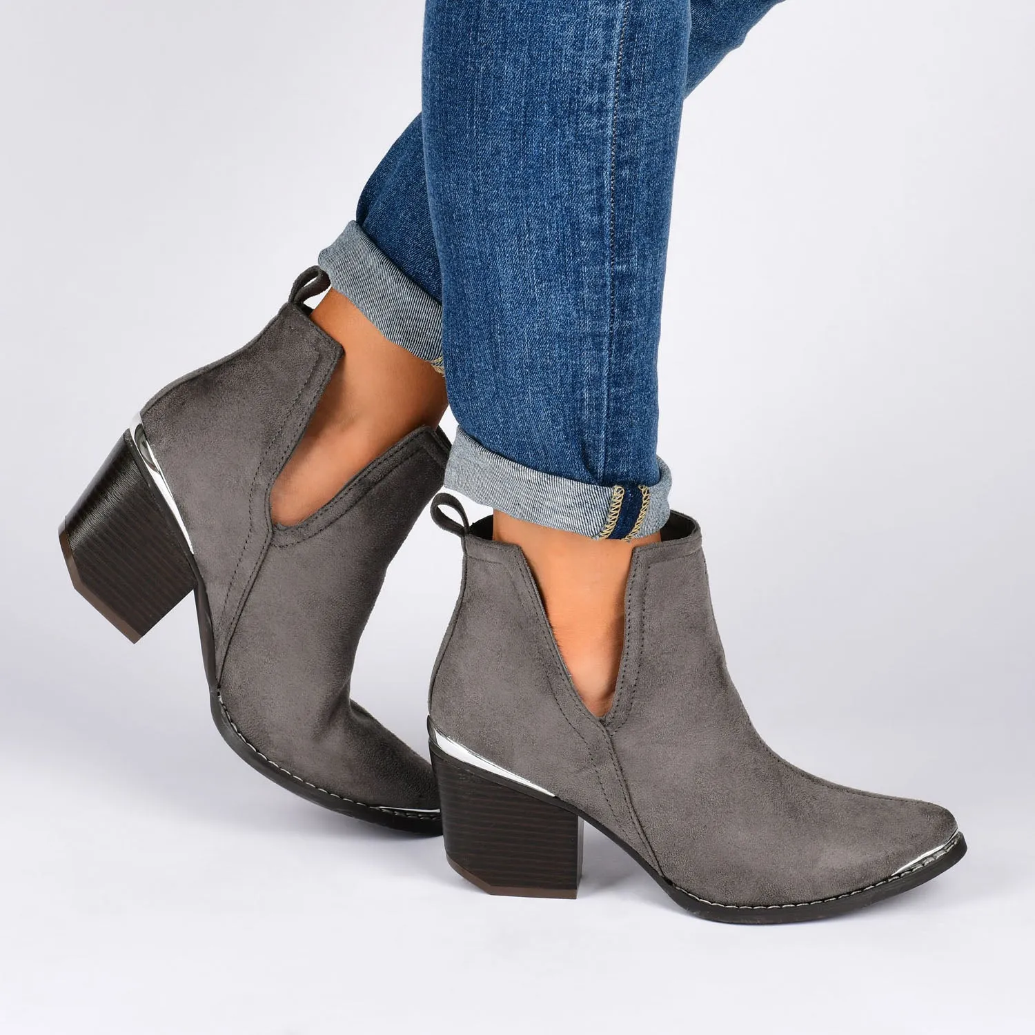 ISSLA CUTOUT BOOTIES IN WIDE Cartoon Cowboy Boots