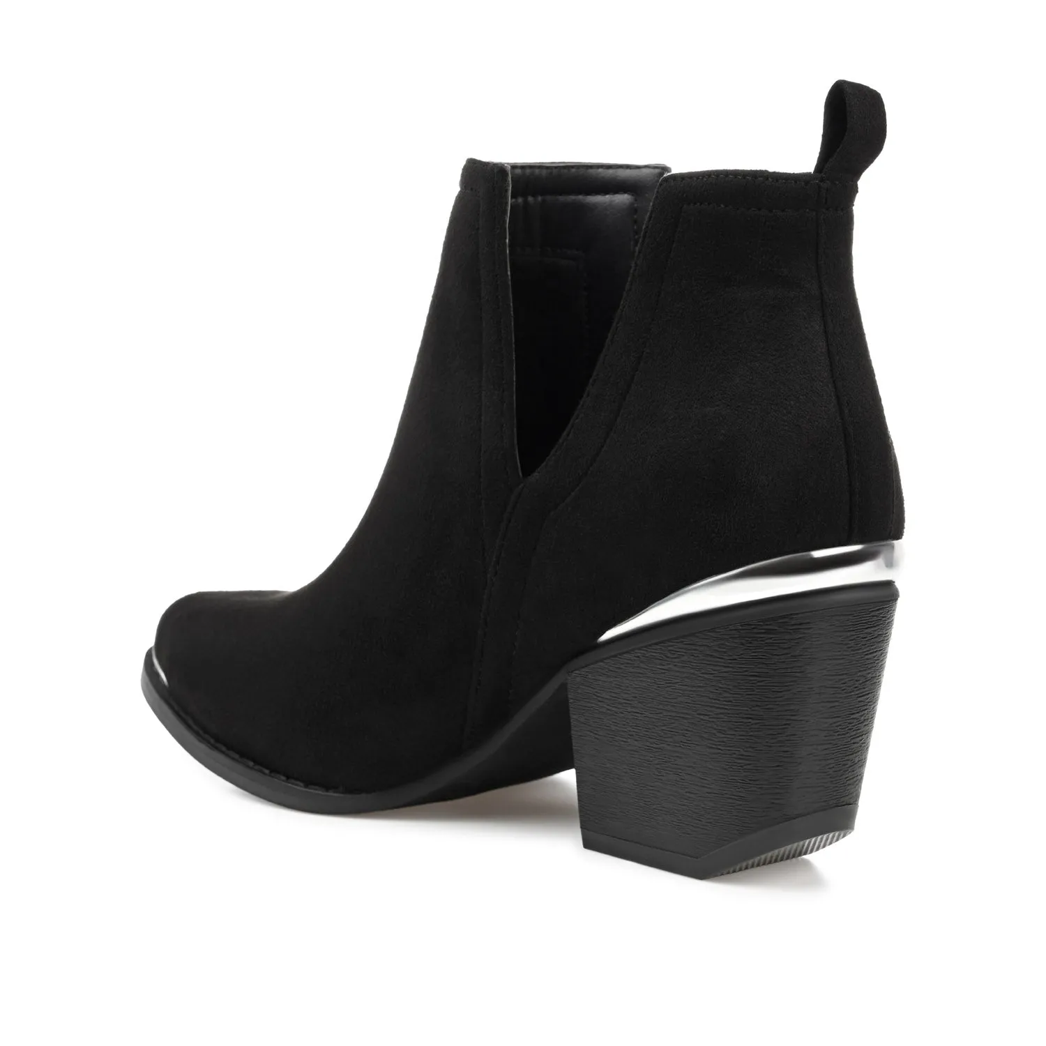 ISSLA CUTOUT BOOTIES IN WIDE High Knee Boots With Dress