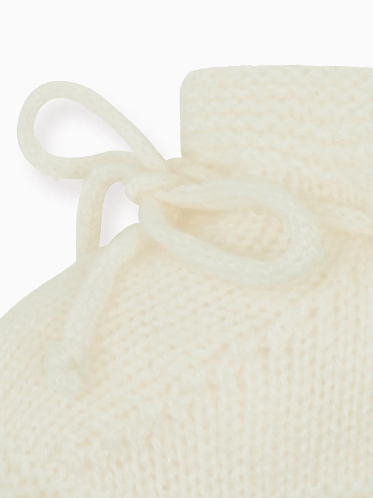 Boots Bates Tactical Ivory Evita Cashmere Baby Booties