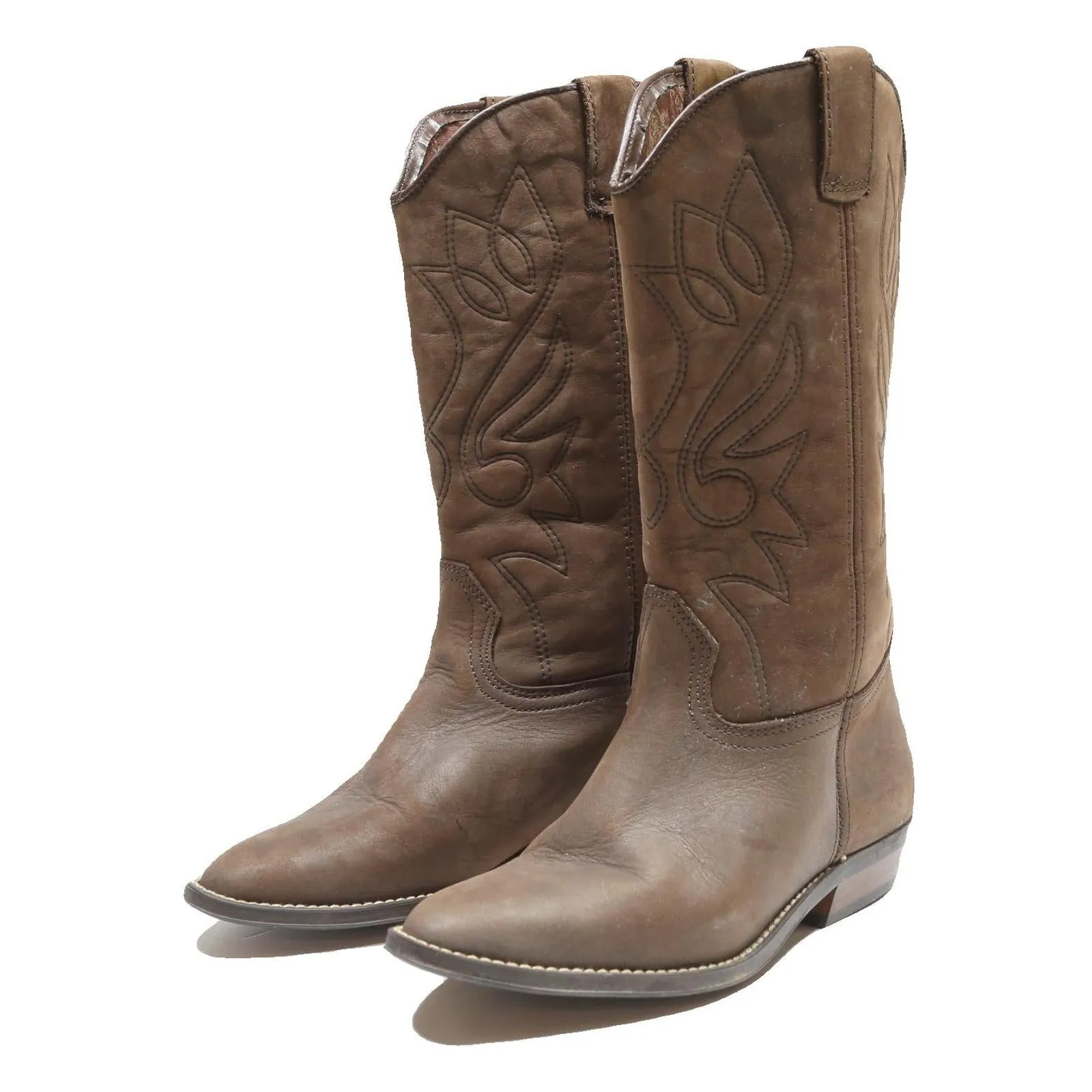 Alpinestar Boots JACKER'S Womens Brown Leather Ankle Boots UK 5 Western Cowboy Style Comfortable