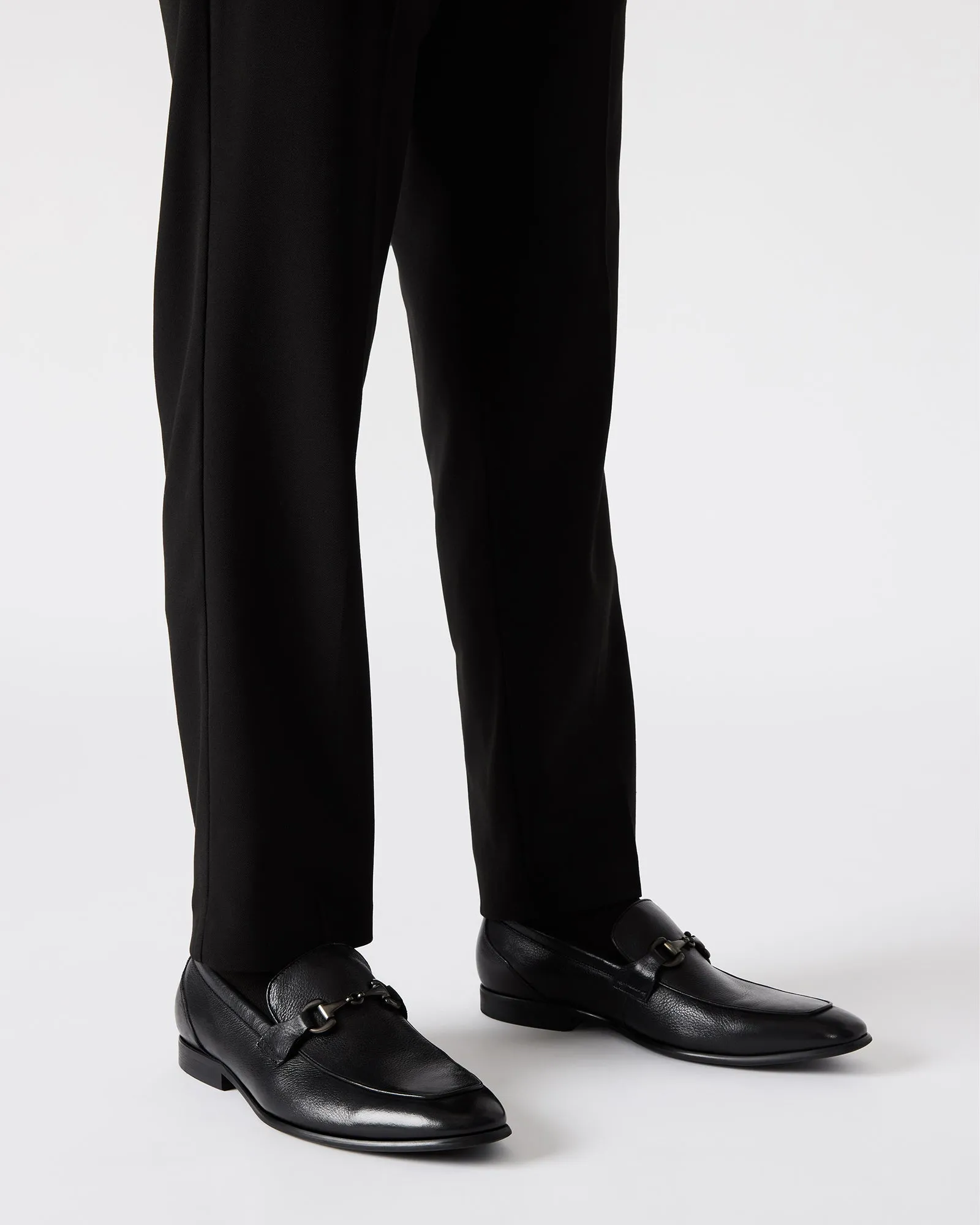 JAYSHAN BLACK LEATHER Style Loafers