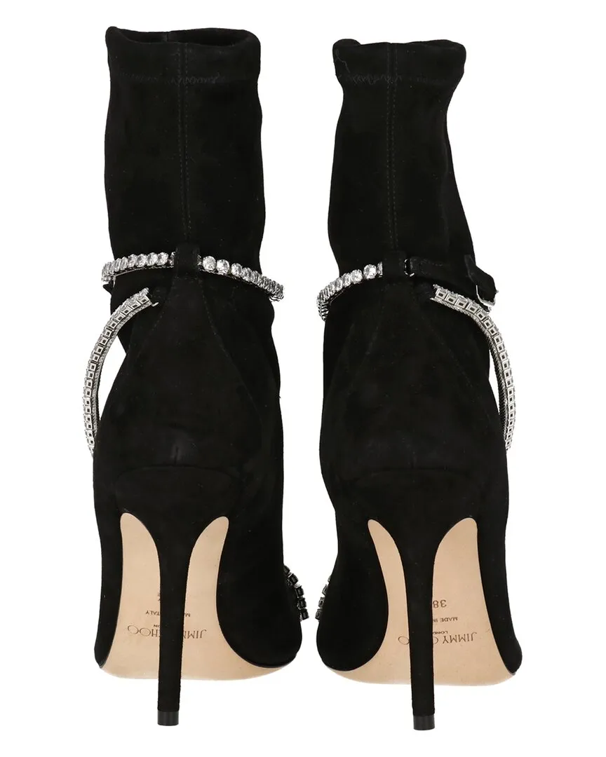 Jimmy Choo Talika Str 100 Suede Bootie Platform Knee High Boots