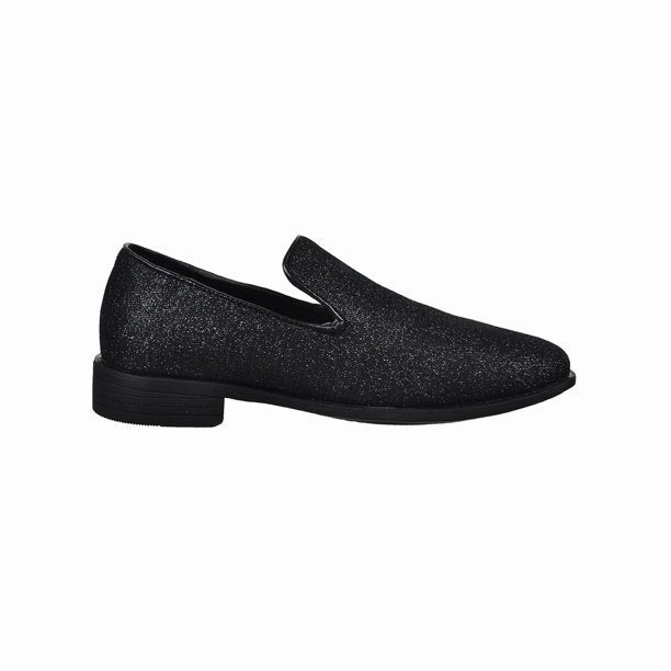 Cheap Slip On Sneakers Jodano Slip On Boys Sparkle Dress Shoes Black