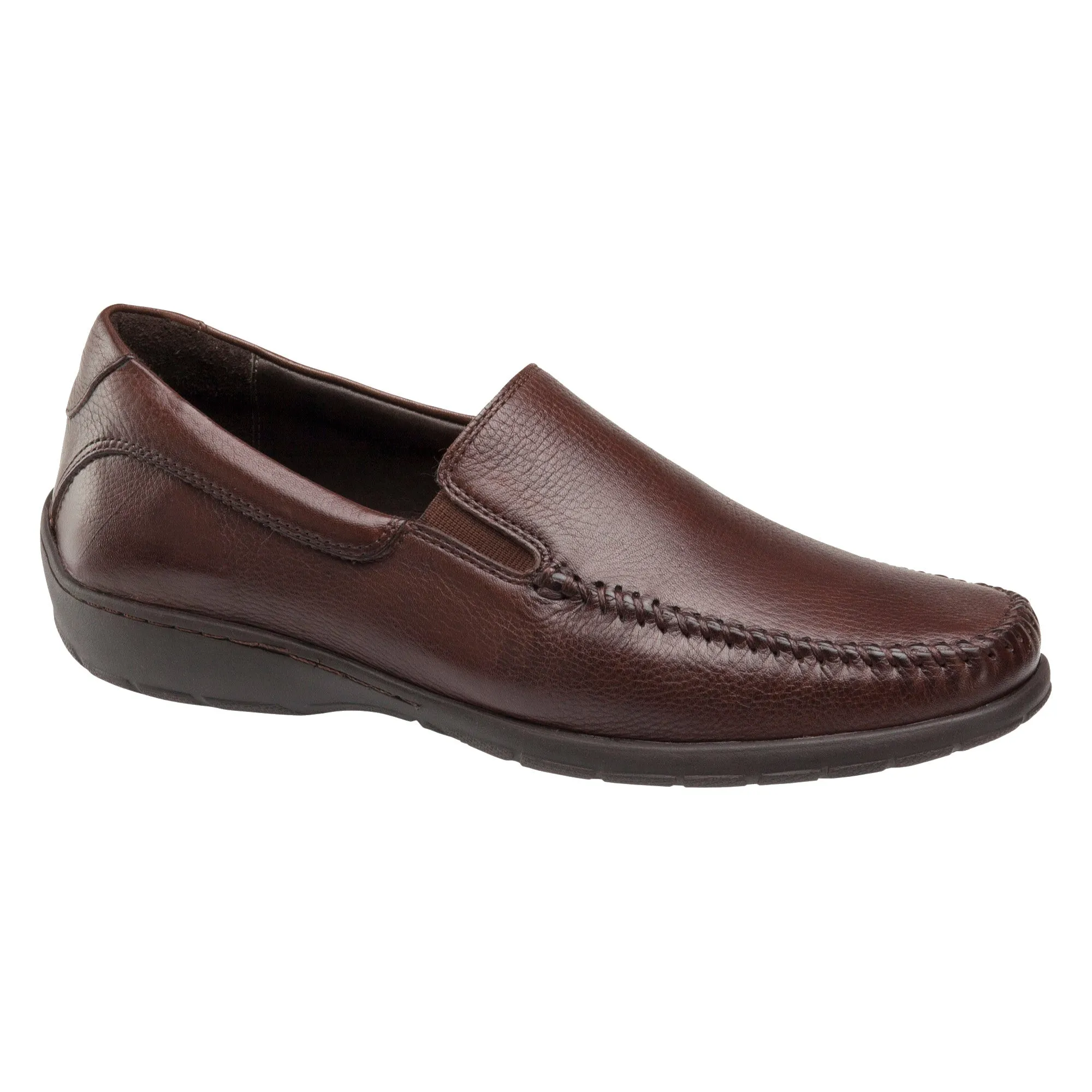 Memory Foam Slip On Shoes Johnston & Murphy Men's Crawford Slip On - Brown