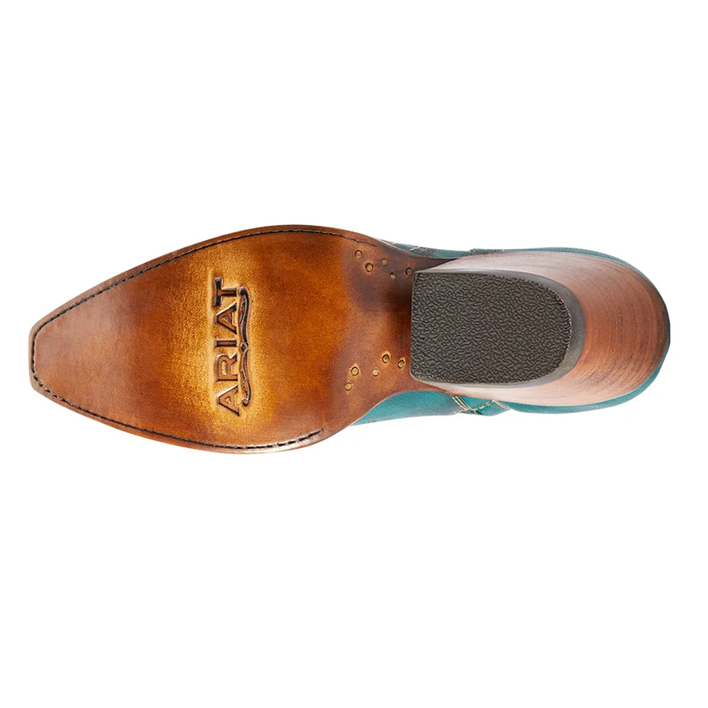 White Fold Over Boots Jolene Embroidered Zippered Snip Toe Cowboy Booties