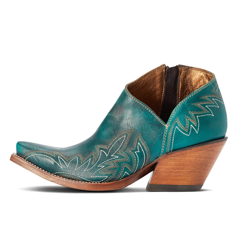 Jolene Embroidered Zippered Snip Toe Cowboy Booties Kamik Snow Boots