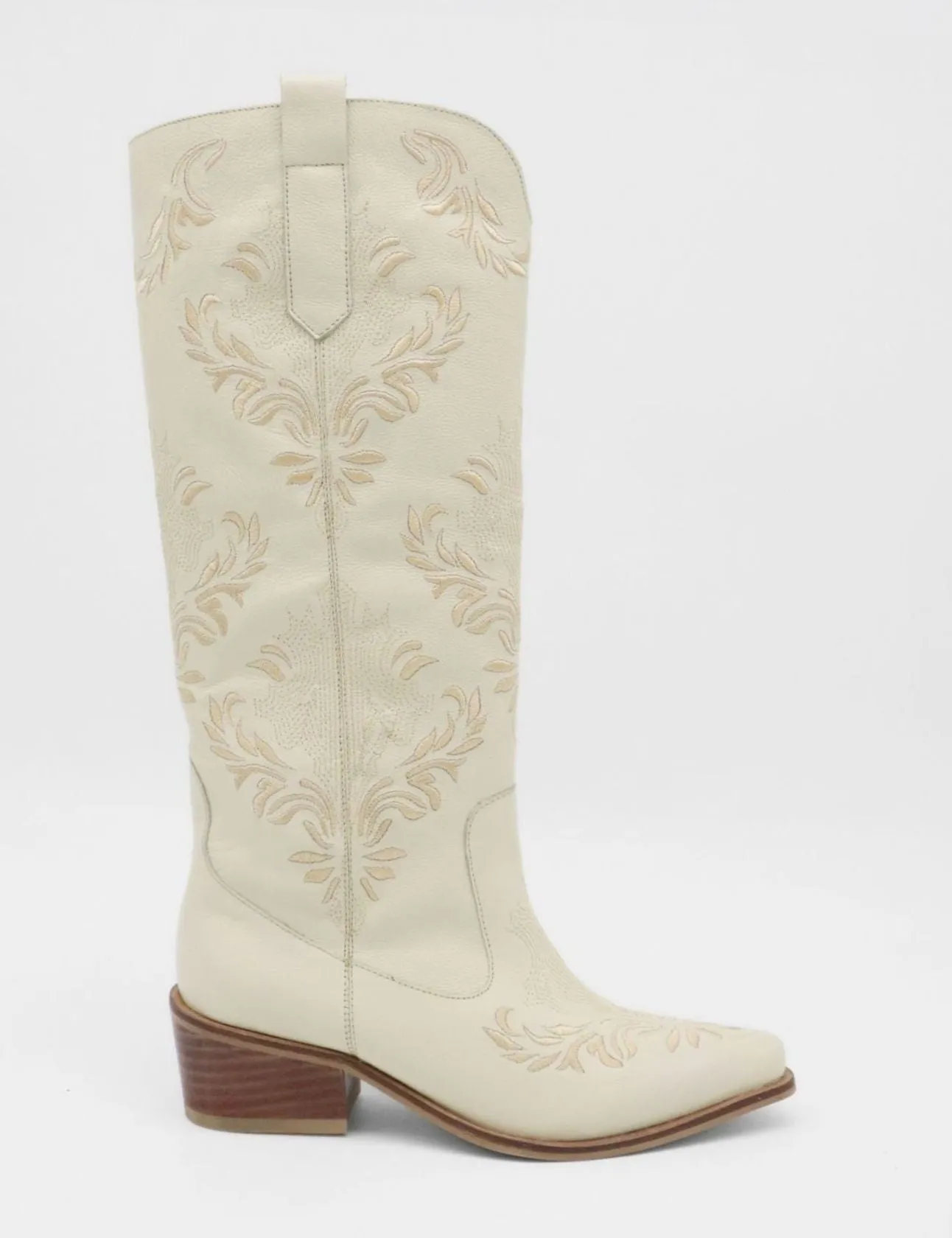 Gator Skin Cowboy Boots Jolene western cowboy boots in ivory leather women's shoes