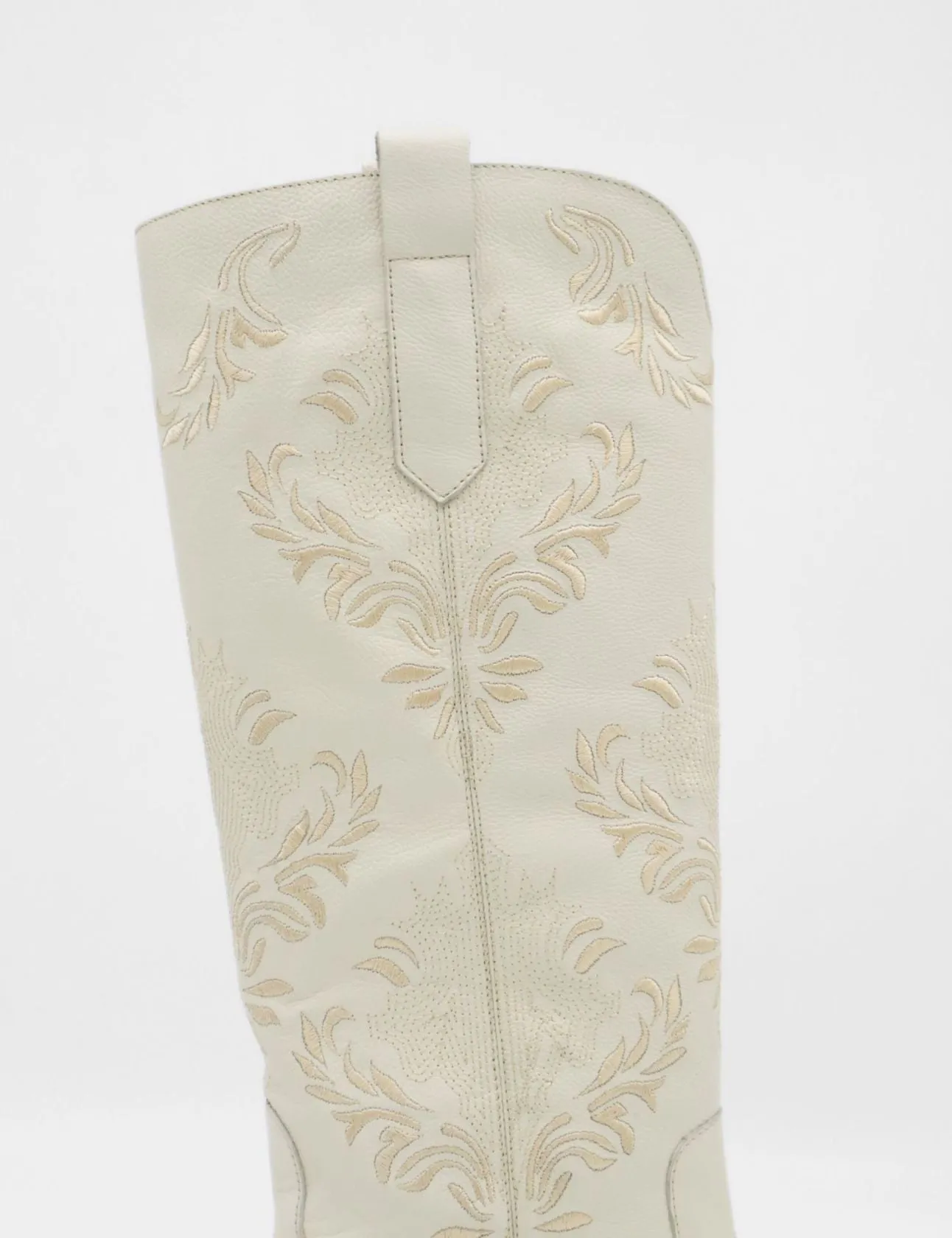 Jolene western cowboy boots in ivory leather women's shoes White's Boots