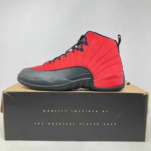 Jordan 12 Retro Reverse Flu Game Crazy Colored Basketball Shoes