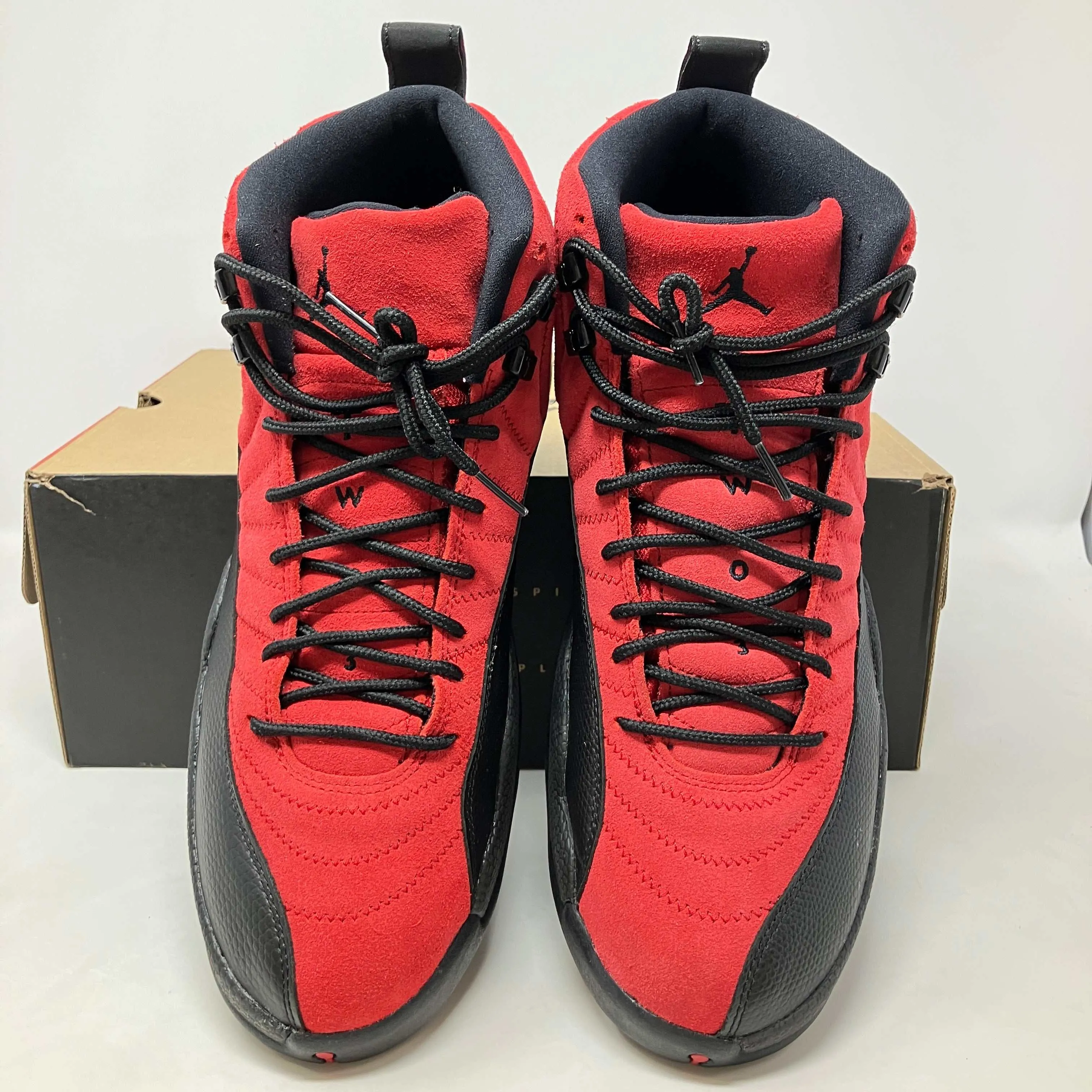 Jordan 12 Retro Reverse Flu Game Ultra Light Basketball Shoes