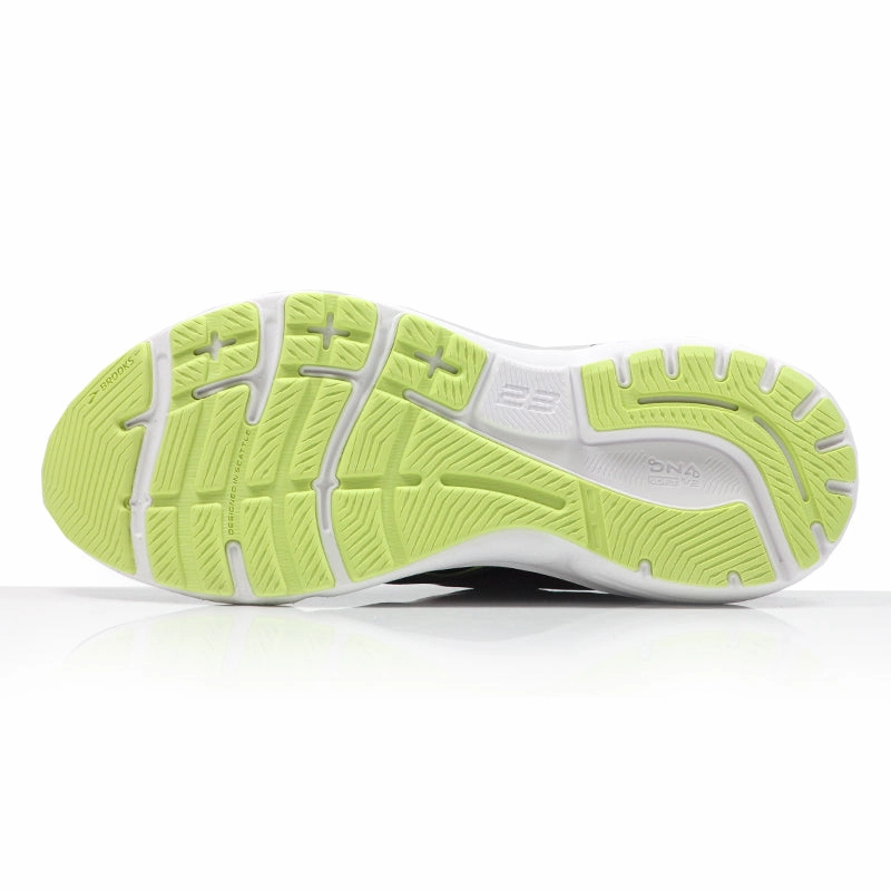 Orthotic Insoles For Running Shoes Brooks Adrenaline GTS 23 Women's Wide Fit Running Shoe - Black/Gunmetal/Sharp Green