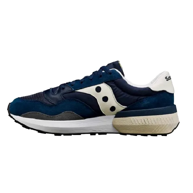 Saucony Originals scarpa sneakers da uomo Jazz NXT S70790-6 blu-crema Leopard Print Platform Sneakers