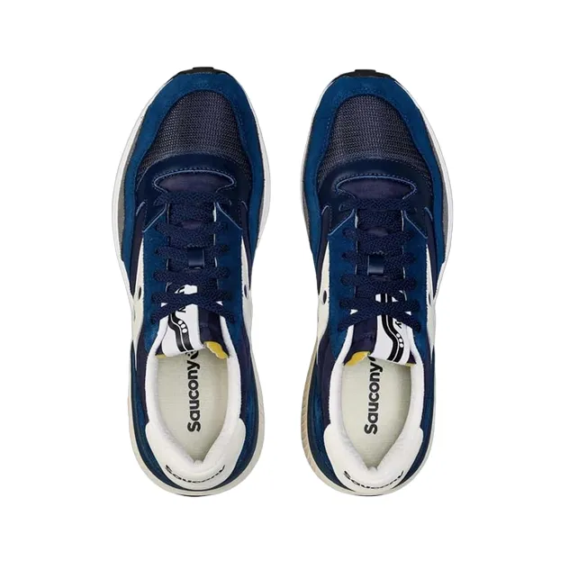 Saucony Originals scarpa sneakers da uomo Jazz NXT S70790-6 blu-crema Flat Sole Sneakers