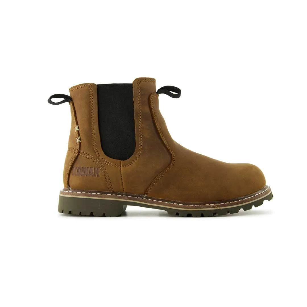 Wide Toe Work Boots Kodiak - Women's Bralorne Chelsea Soft Toe Boots (KD0A4TEABRN)