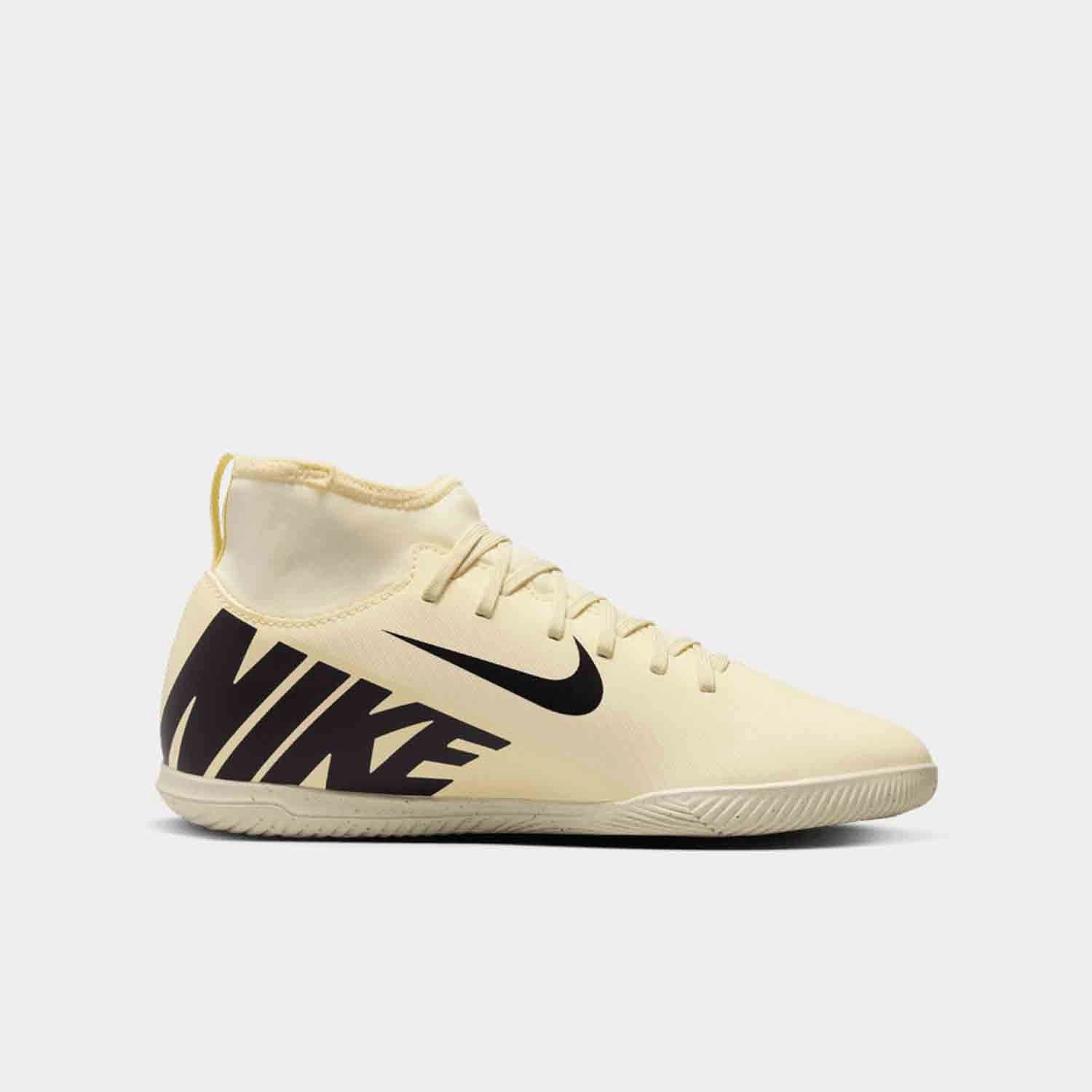 Kids' Nike Jr. Mercurial Superfly 9 Club Indoor Soccer Shoes Peach Soccer Cleats