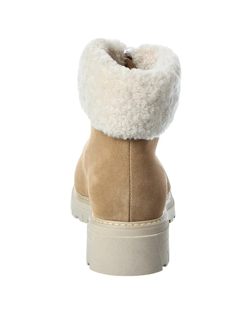 La Canadienne Dafna Suede Boot Wedge Sole Work Boots