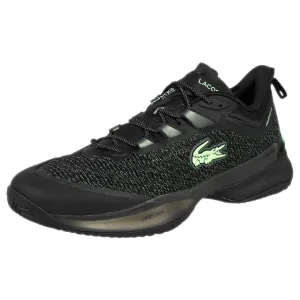 Lacoste Men's AG-LT23 Ultra 225 - Black/Light Green Spirit Tennis Shoes