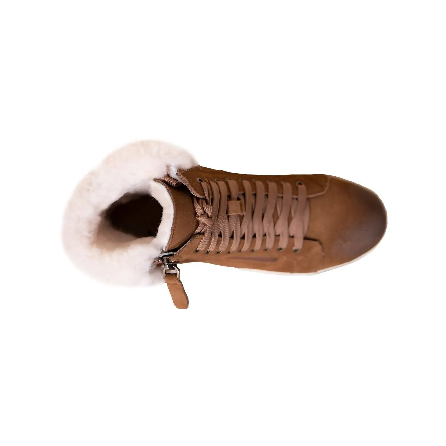 Ladies Chelsea Sneaker In Brown Air Compression Boots