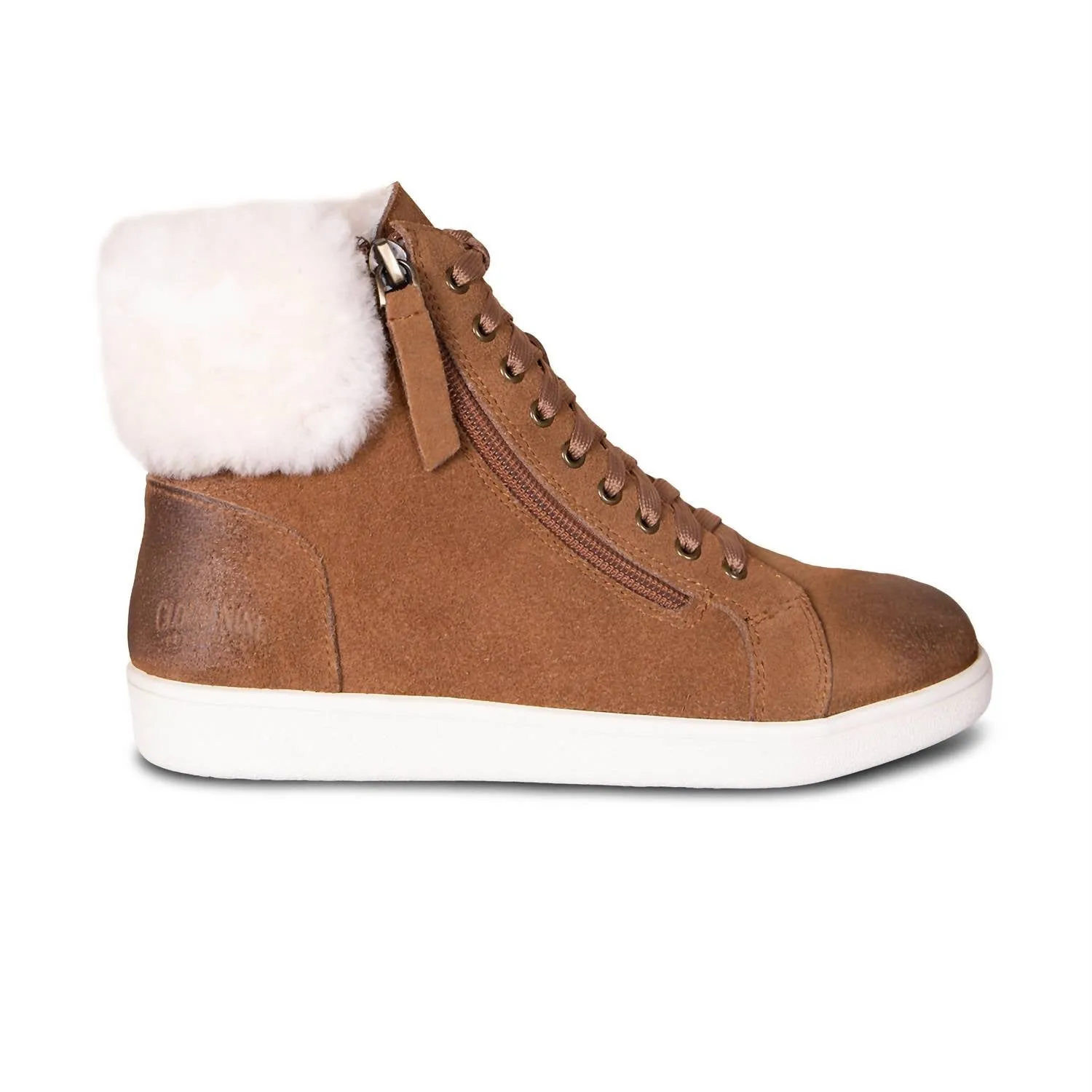 Laced Boots Ladies Chelsea Sneaker In Brown