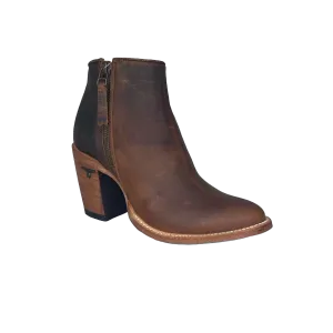 Lane Boot Ladies Charlie Burnt Caramel Brown Bootie LB0479B Cayman Boots