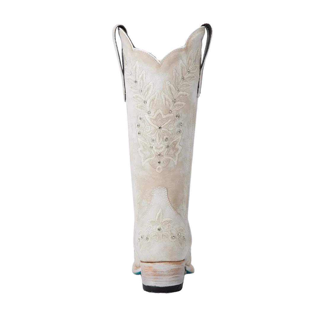 Lane Ladies Destiny Ceramic Crackle White Western Boots LB0547A Technica Boots