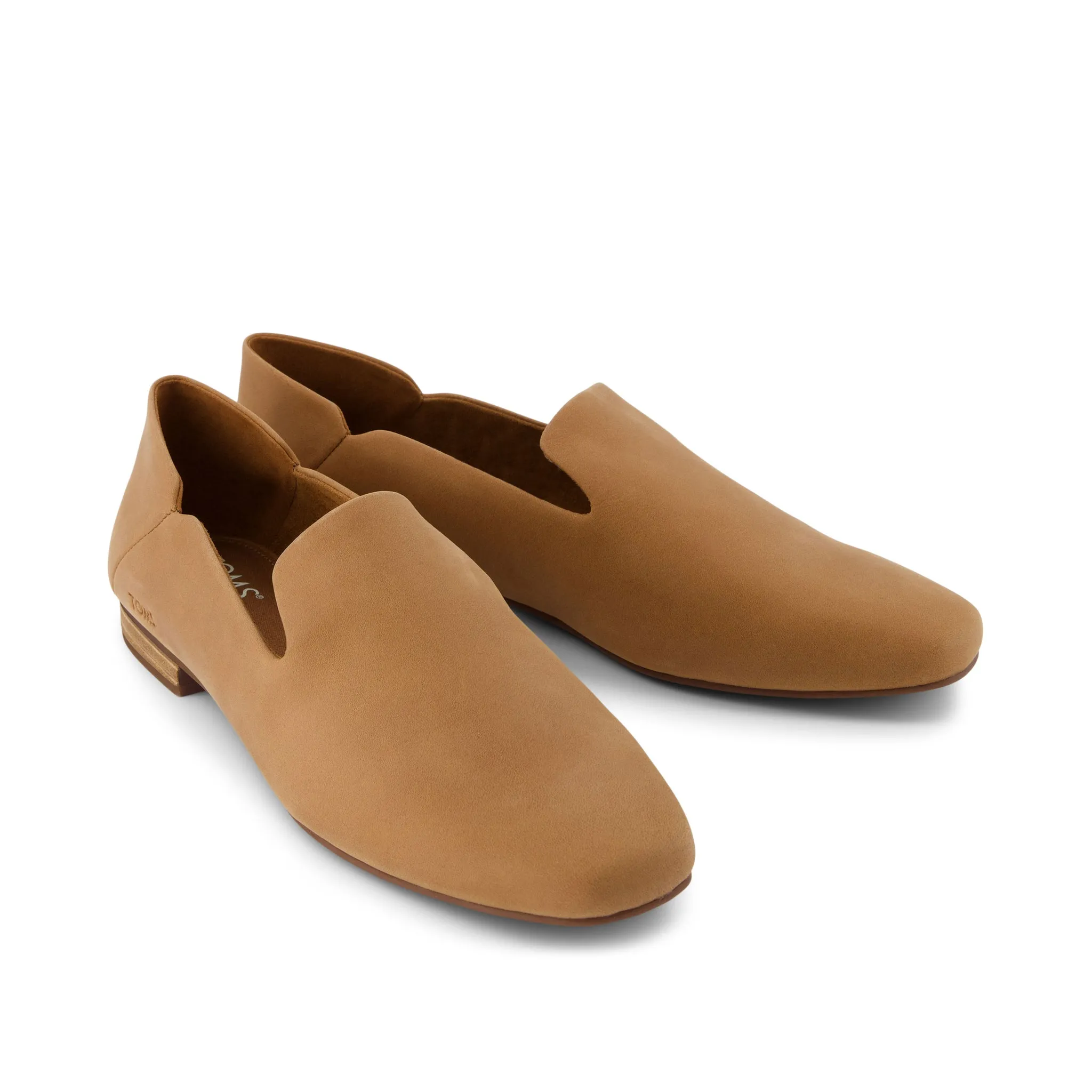 Gold Flat Shoes Size Lara Brown Leather Flat