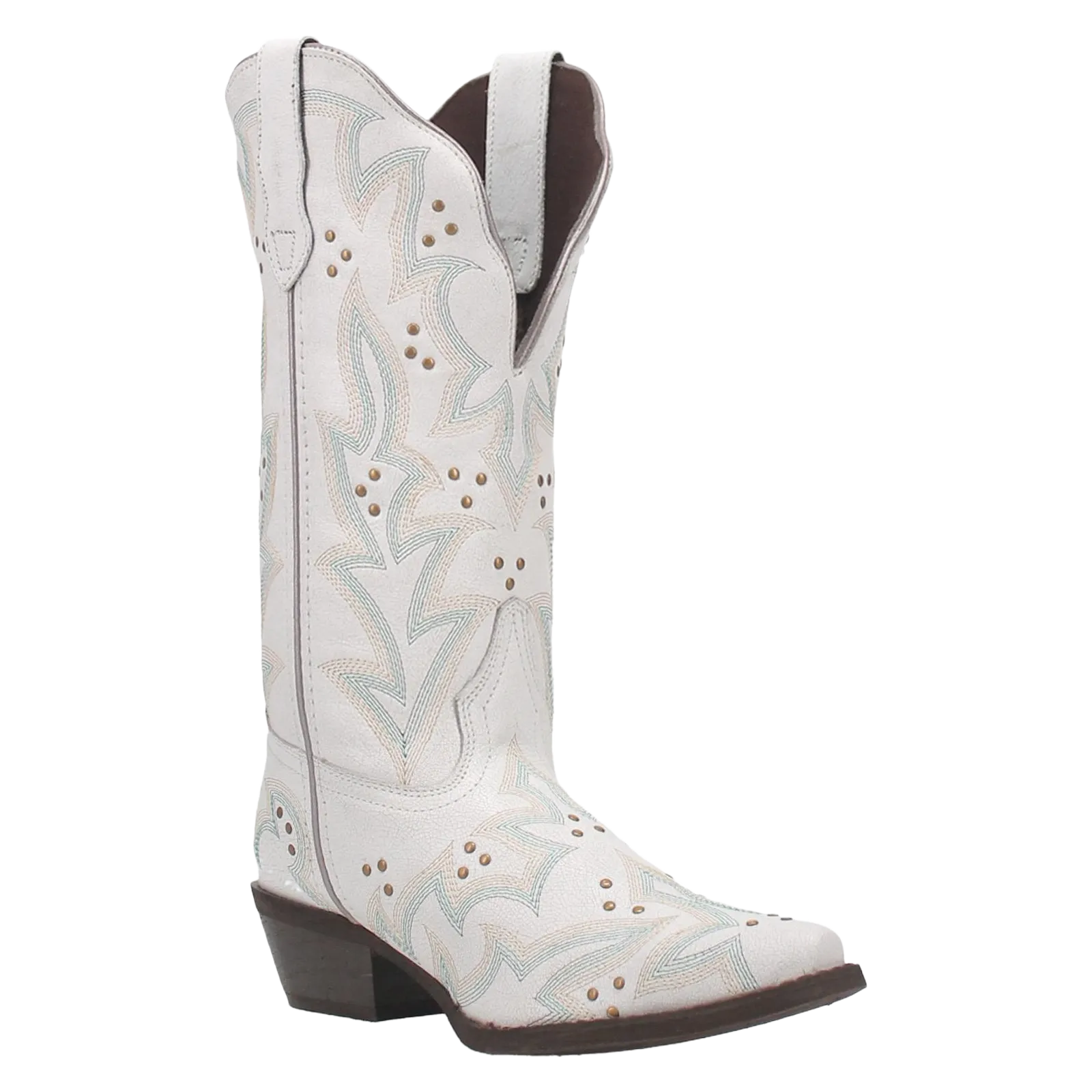 Boots For Flat Feet Laredo Ladies Adrian Embroidered White Western Boot 52419