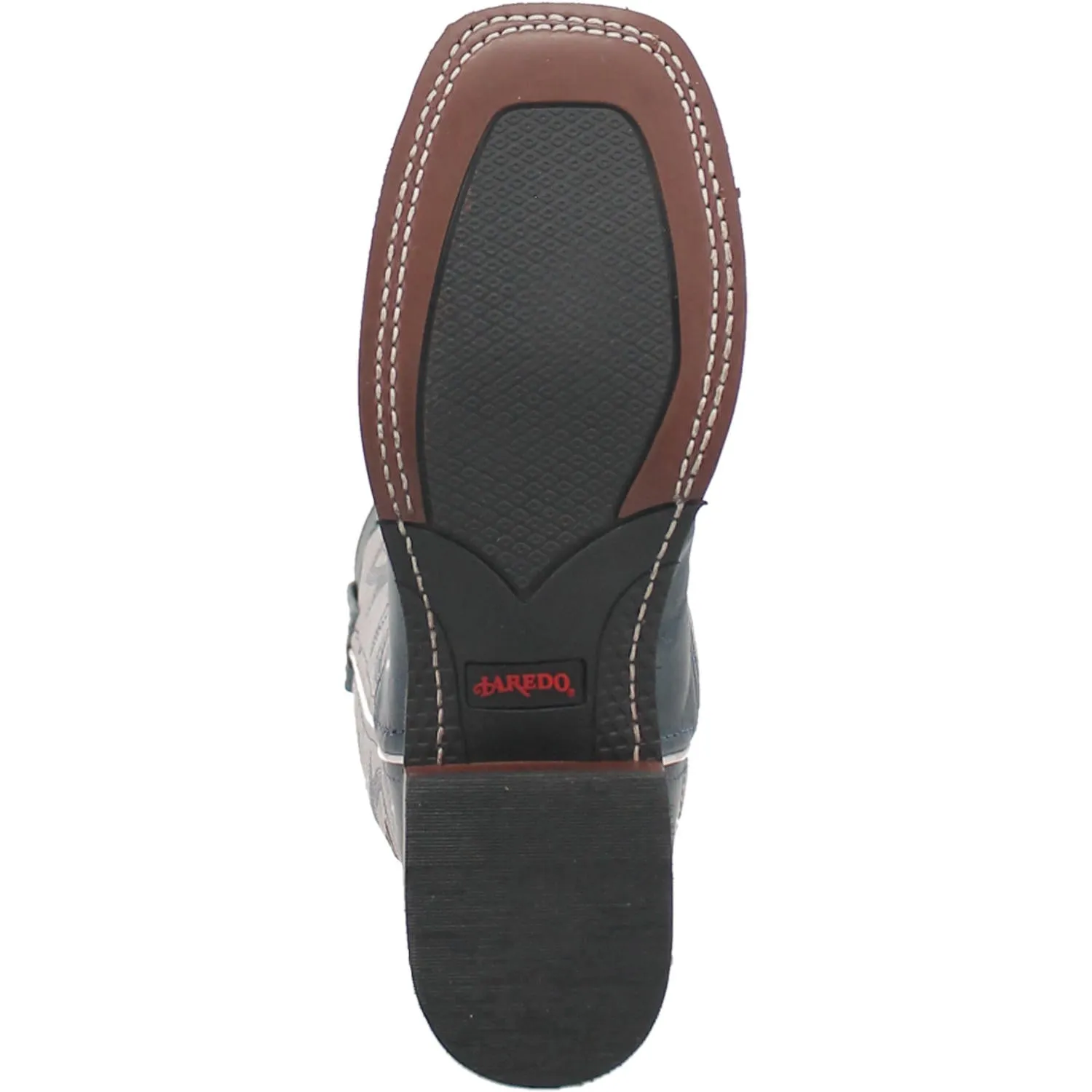 Laredo Ladies Dolly 11" Broad Square Toe Black Pull-On Western Boots 5880 Hiker Boots