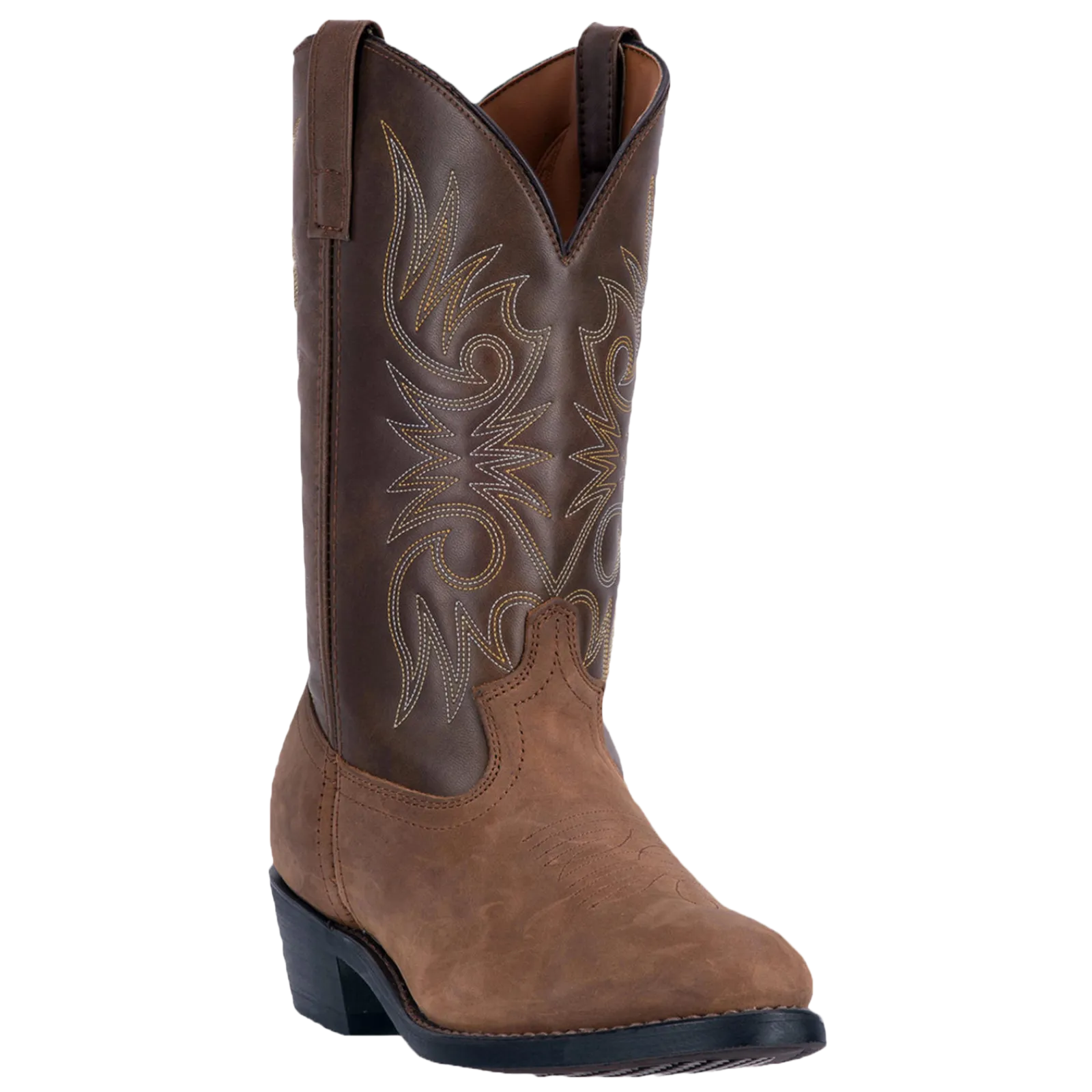 Auggie Boots Laredo Men's Paris Tan & Brown Round Toe Boots 4242