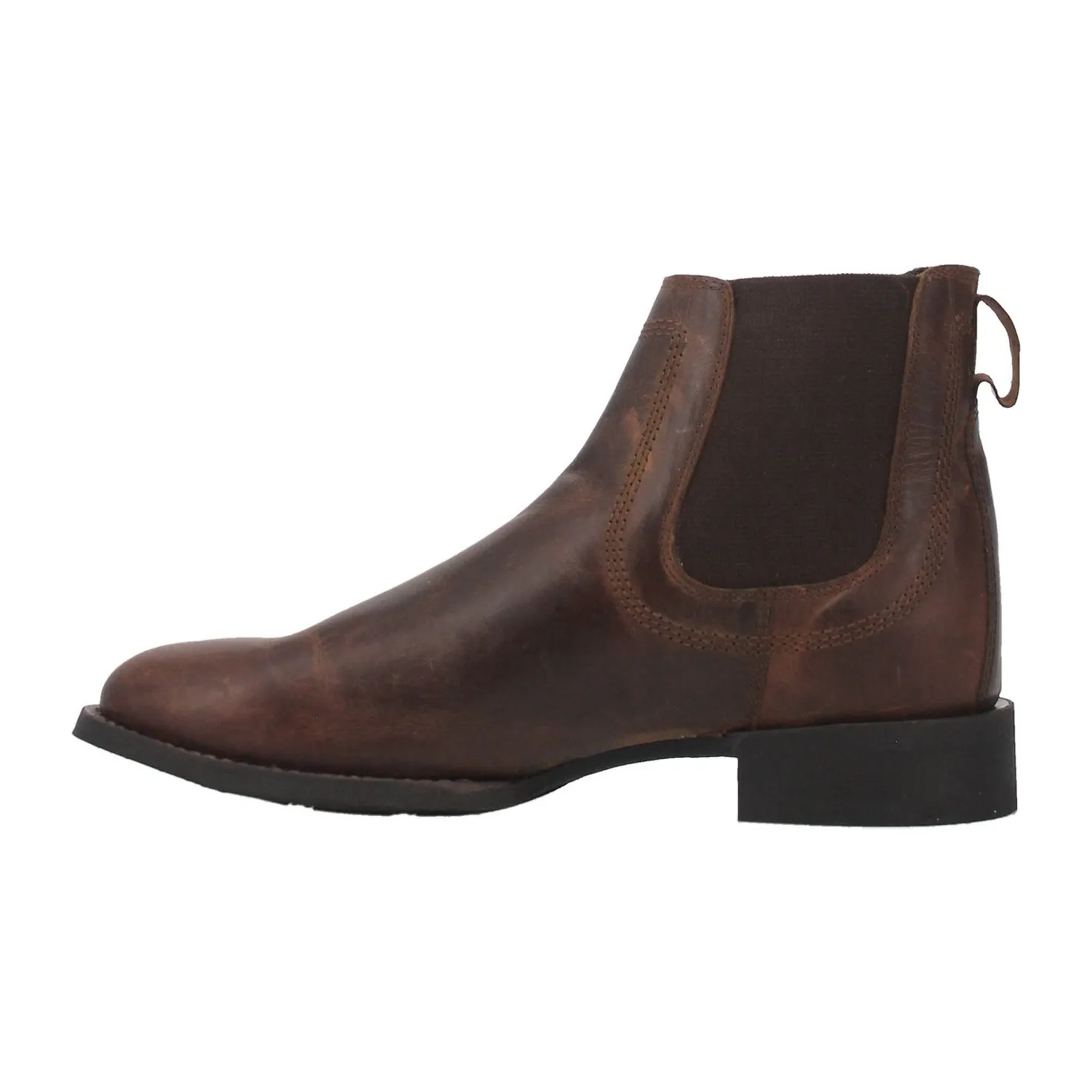 Dress And Ankle Boots Laredo Men's Theo Brown Round Toe Western Ankle Booties 62092