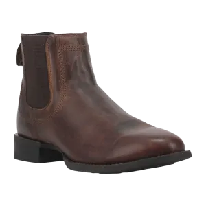 Motorcycle Touring Boots Laredo Men's Theo Brown Round Toe Western Ankle Booties 62092