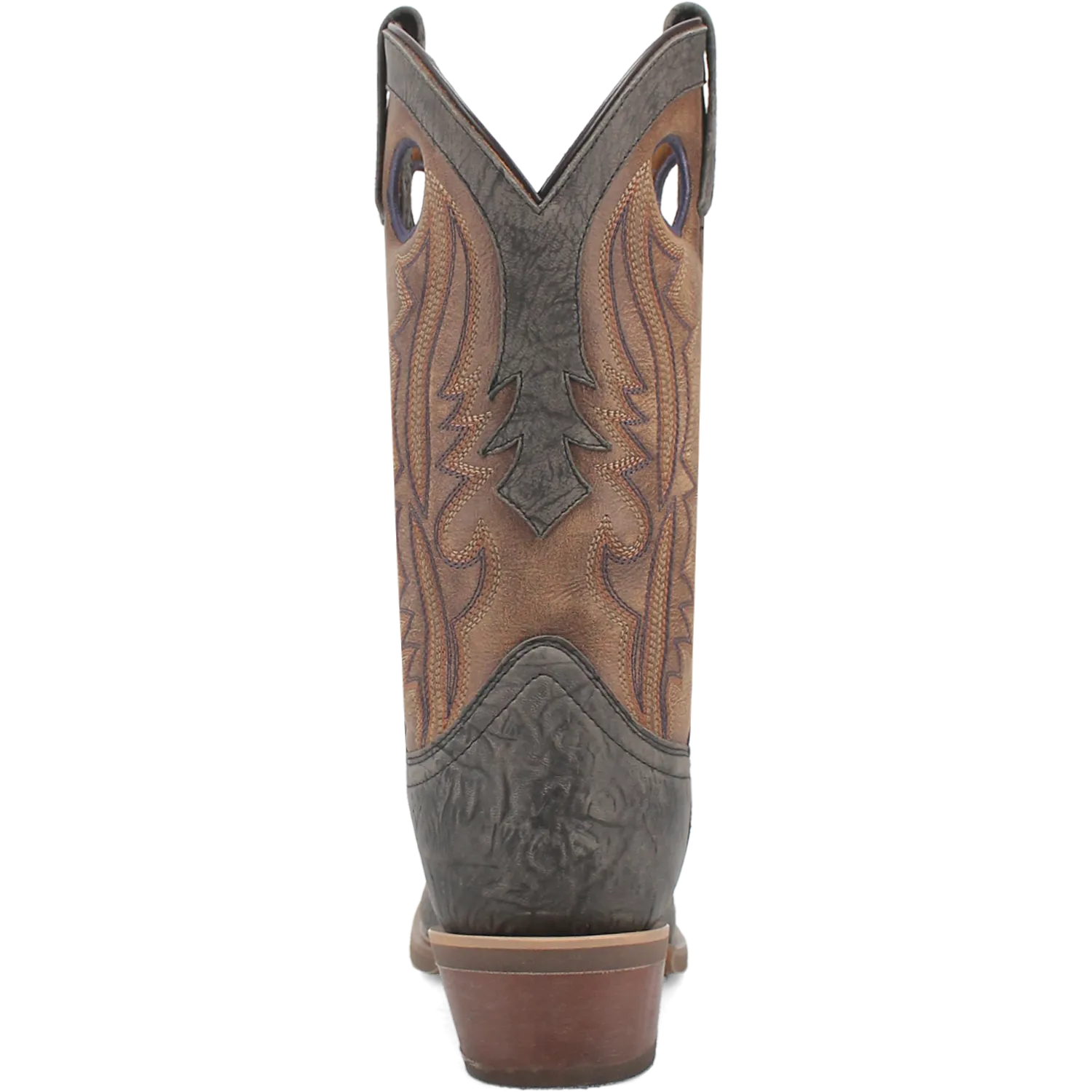 Boots Laredo Men's Walker Square Toe Grey & Tan Leather Boots 68473