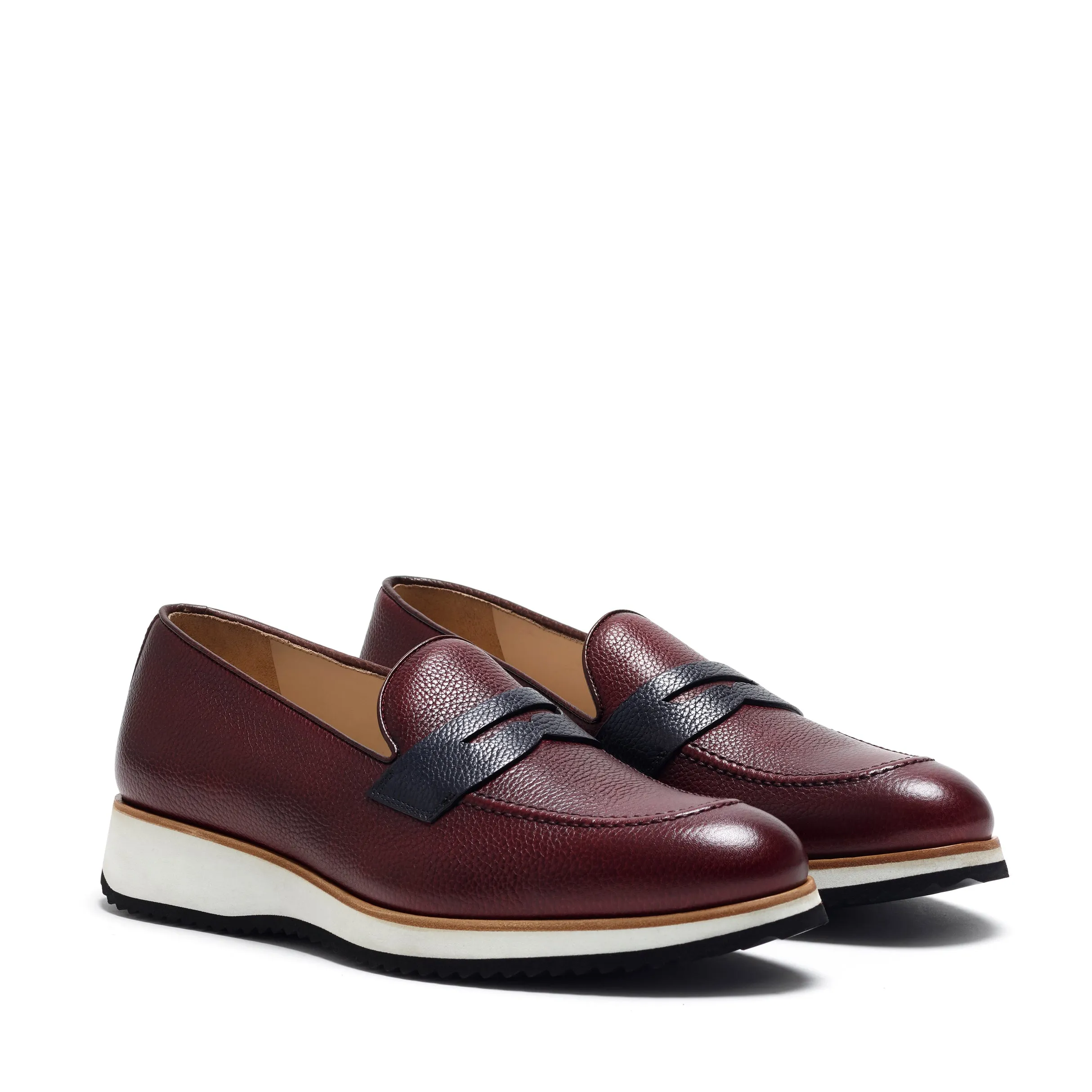 Alden Horsebit Loafers Burgundy Calf Leather Penny Loafer