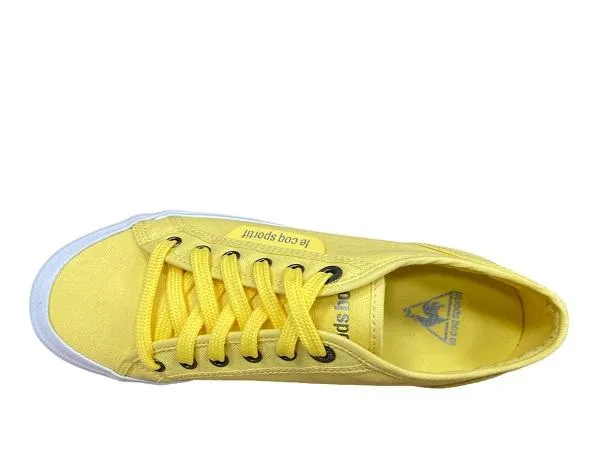Sneakers Fashion Le Coq Sportif scarpa sneakers in tela da adulti Deauville Plus 1411204 giallo
