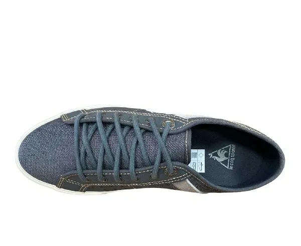 Merino Wool Sneakers Le Coq Sportif scarpa sneakers in tela e pelle da uomo Saint Malo 2 1411285 grigio scuro