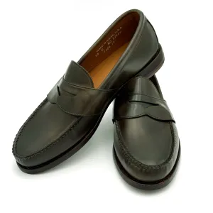 Weltline Penny Loafer - Olive Mimosa Calf High End Loafers