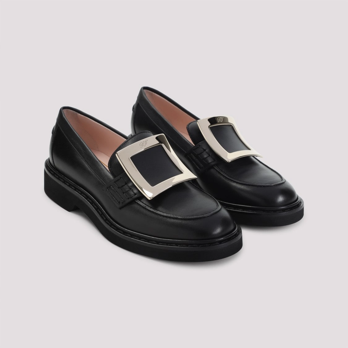 Leather Loafers With Decorative Buckle Parker Loafers