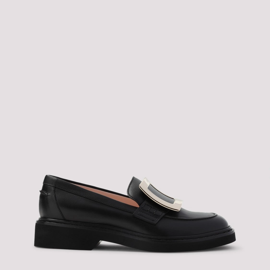 Do Marten Loafers Leather Loafers With Decorative Buckle