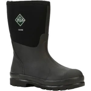 Jump Boots Corcoran Muck Men's Chore Classic Mid Black Pull On Rubber Boots CHM-000A-BL