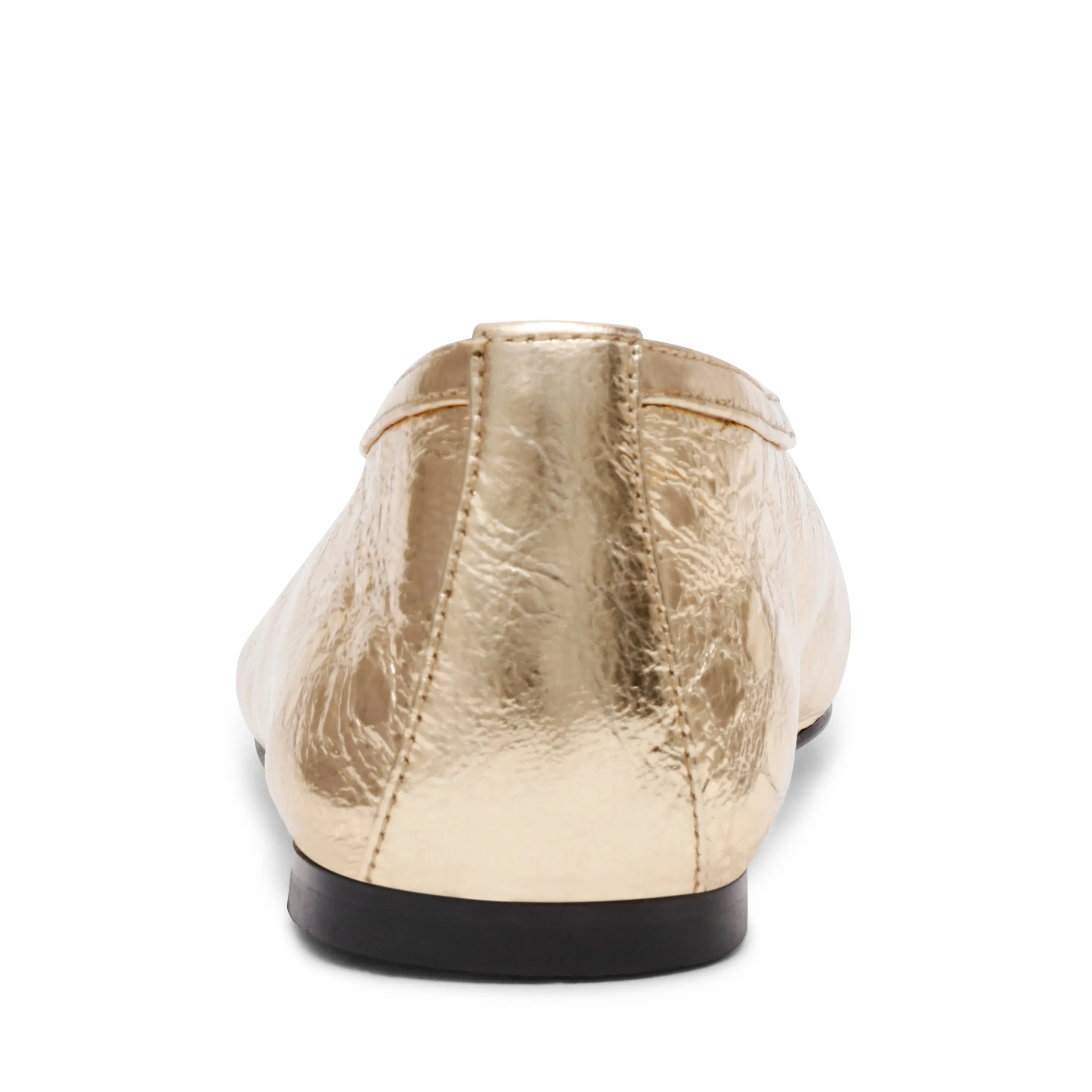 Leni Flat Shoe GOLD LEATHER Shoe Zone Flat Shoes