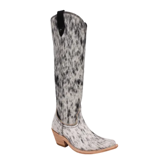 511 Boots Liberty Black Ladies Pelo Granizo Blaco Cafe Round Toe Boots LB-7129142A