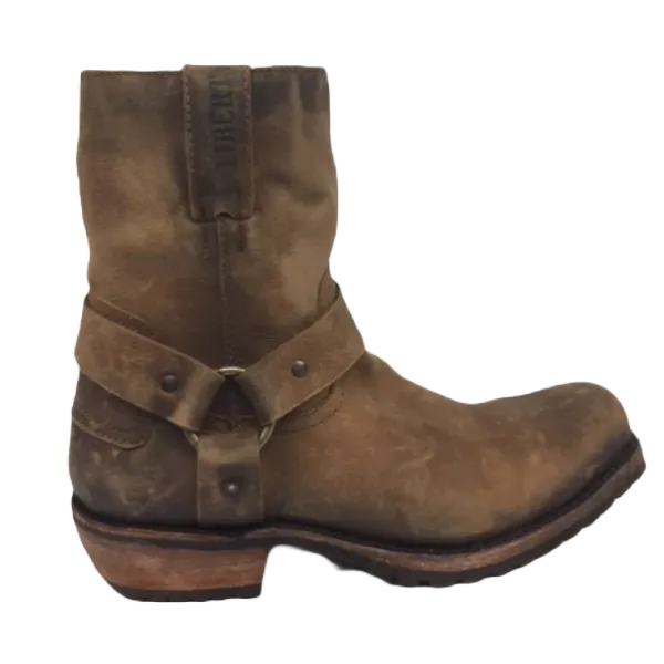 High Boots No Heel Liberty Black Men's Josh Crazy Horse Apache Brown Boots LB-71108G