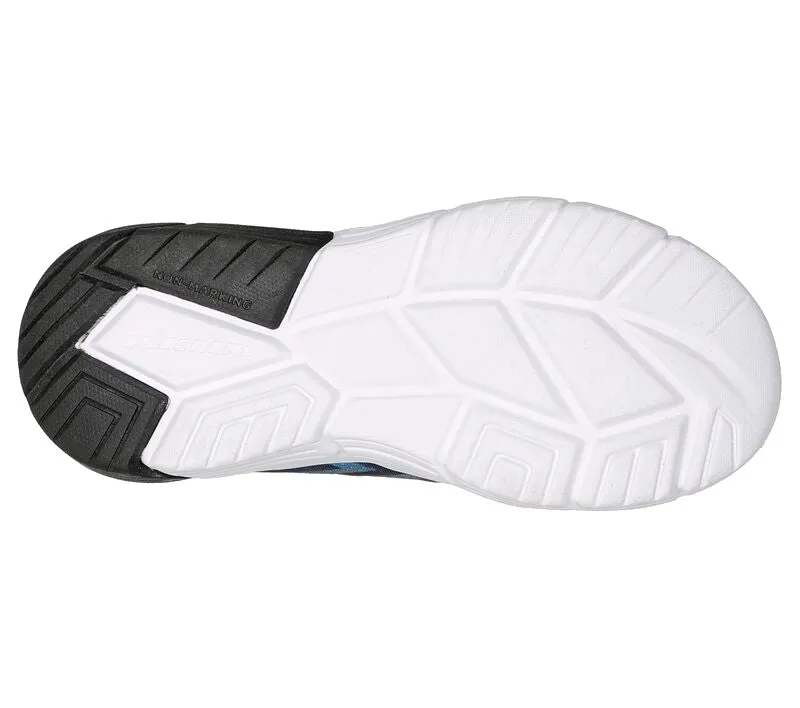 Skechers Kids' Vector-Matrix Voltonik - Navy/Multi Casual Loafers Slip-ons Casual Slip On Loafers Size 11 Wide Slip On