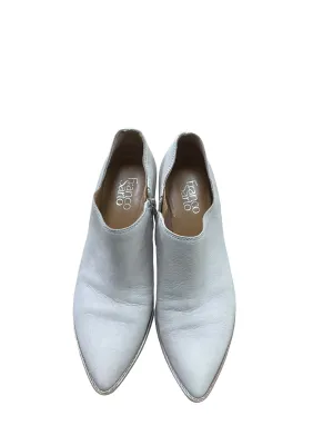 Two Buckle Ankle Boots Boots Ankle Heels By Franco Sarto In Taupe, Size: 8