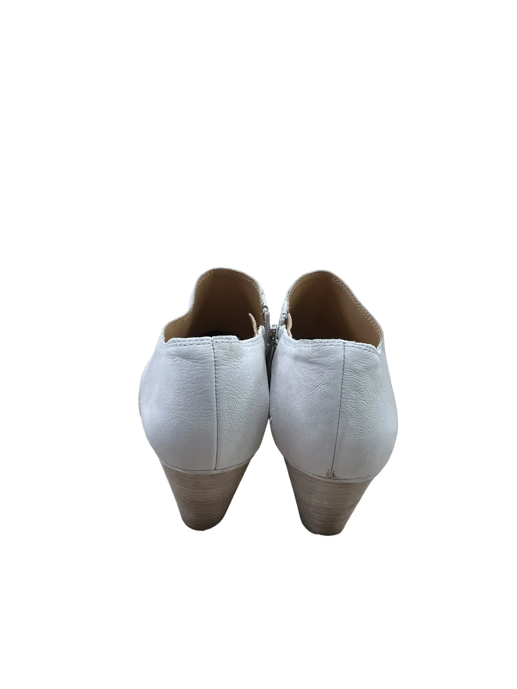 Boots Ankle Heels By Franco Sarto In Taupe, Size: 8 Boot On Broken Ankle